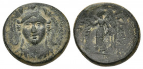 SELEUKID KINGDOM. Antiochos I (281-261 BC). Ae. 5.43 g. 18.45 mm.