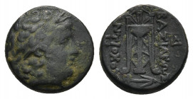 SELEUKID KINGDOM. Antiochos II Theos (261-246 BC). Ae. 5.33 g. 16.9 mm.