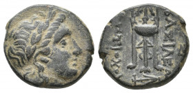 SELEUKID KINGDOM. Antiochos II (261-246 BC). Ae. 4.17 g. 17.60 mm.
