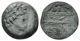 SELEUCIS & PIERIA. Seleukeia Pieria (Circa 200-100 BC). Ae. 6.16 g. 19.3 mm.