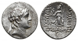 KINGS OF CAPPADOCIA. Ariarathes V Eusebes Philopator (Circa 163-130 BC). AR Drachm. 4.07 g. 17.9 mm.