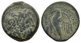 PTOLEMAIC KINGS OF EGYPT. Ptolemy III Euergetes (246-222 BC). Ae. 12.0 g. 24.6 mm.