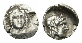 ASIA MINOR. Uncertain. (5th- 4th centuries BC).AR Hemiobol. 0.38 g. 8.2 mm.