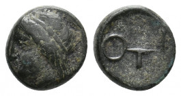 ASIA MINOR. Uncertain Satrap. (4th century BC). Ae. 1.47 g. 10.30 mm.