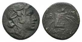 PONTOS. Amisos. (Circa 105-90 or 90-85 BC). Ae. 7.57 g. 20.65 mm.