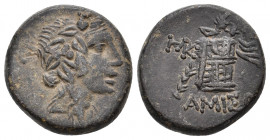 PONTOS. Amisos. (Circa 105-90 or 90-85 BC). Ae. 8.54 g. 20.25 mm.