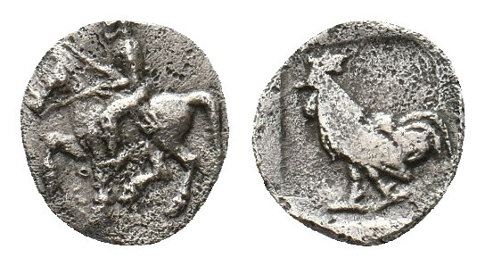 TROAS. Dardanos. (4th-3rd centuries BC). AR Obol. 0.51 g. 9.80 mm.