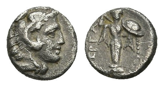 MYSIA. Pergamon. (Circa 310-282 BC). AR Diobol. 1.29 g. 10 mm.