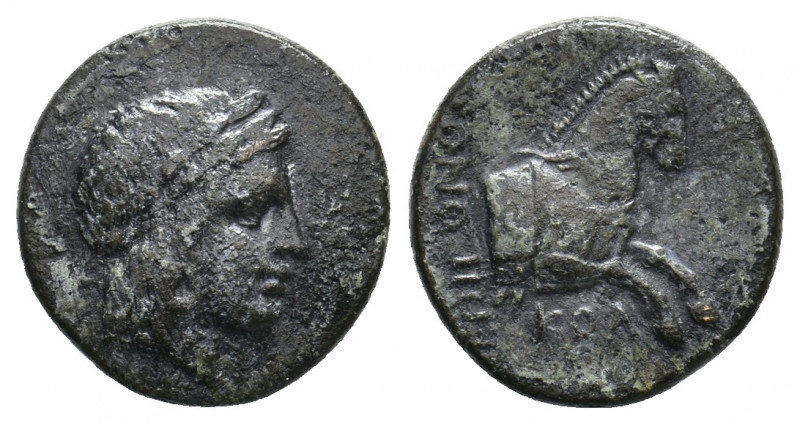 AEOLIS. Kyme. (250-190 BC). Ae. 2.18 g. 14.65 mm.