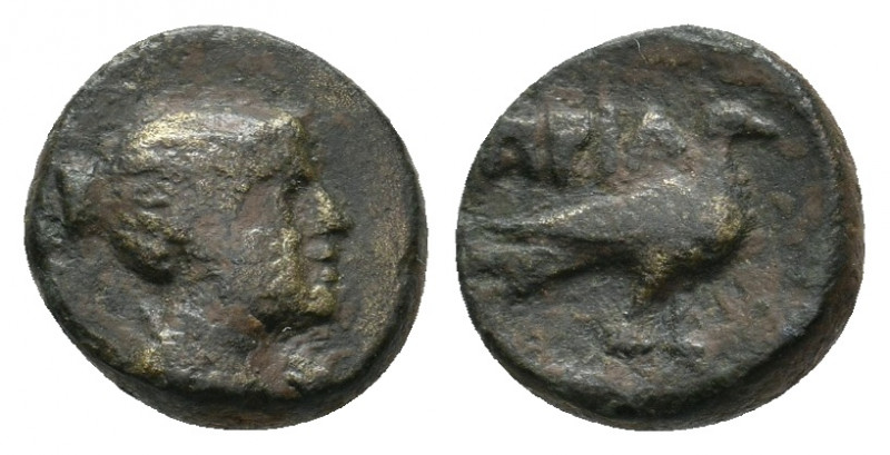 PISIDIA. Ariassos. (1st century BC). Ae. 1.90 g. 11.30 mm.