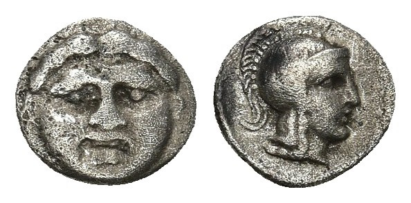 PISIDIA. Selge. (Circa 4th-3rd Century BC). AR Obol. 0.91 g. 9.1 mm.