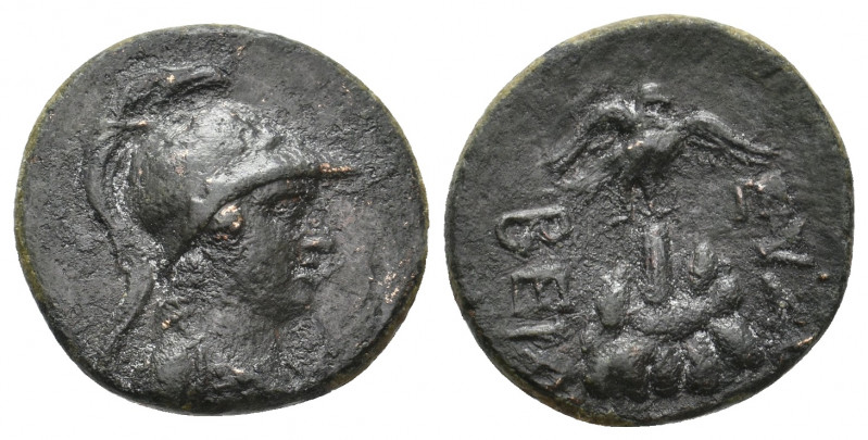 CAPPADOCIA. Caesarea (as Eusebeia) (24. 95-63 BC). Ae. 4.79 g. 19 mm.