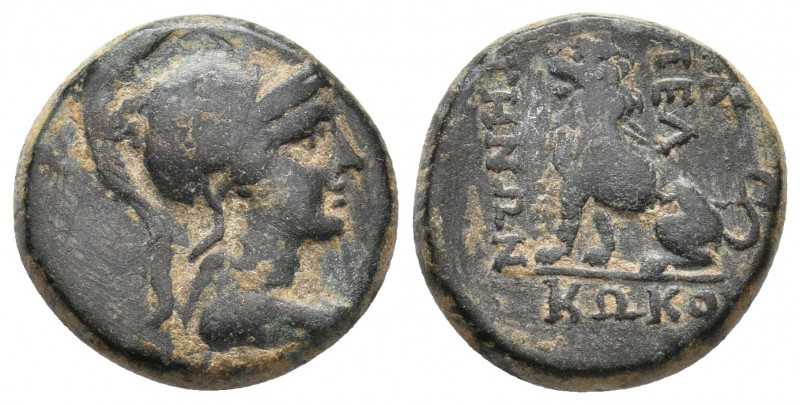 PHRYGIA.Peltai ( 200-0 BC). Ae. 6.04 g. 19 mm.