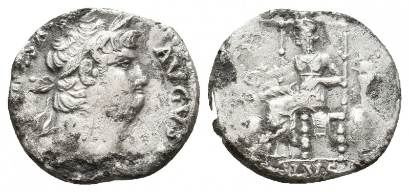 NERO, 54-68 AD. AR, Denarius. Rome. 3.31 g. 17.40 mm.