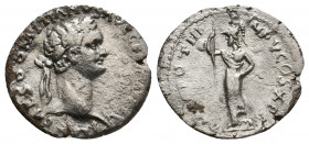 DOMITIAN, 81-96 AD. AR, Denarius. Rome. 2.24 g. 19.20 mm.