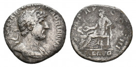 HADRIAN, 117-138 AD. AR, Denarius. Rome. 3.15 g. 18.10 mm.