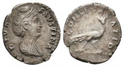 FAUSTINA I, 138-140 AD. AR, Denarius. Rome. 2.65 g. 18.20 mm.