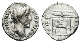 ANTONINUS PIUS, 138-161 AD. AR, Denarius. Rome. 3.33 g. 16.2 mm.