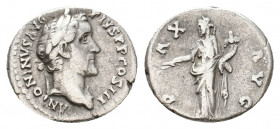 ANTONINUS PIUS, 138-161 AD. AR, Denarius. Rome. 3.41 g. 18.15 mm.