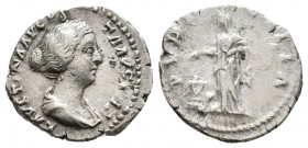 FAUSTINA II, 147-175 AD. AR, Denarius. Rome. 3.45 g. 18.50 mm.