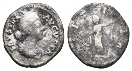 FAUSTINA II, 147 – 175 AD. AR, Denarius. Rome. 3.06 g. 18.80 mm.