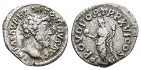 MARCUS AURELIUS, 161-180 AD. AR, Denarius. Rome. 3.26 g. 18.40 mm.