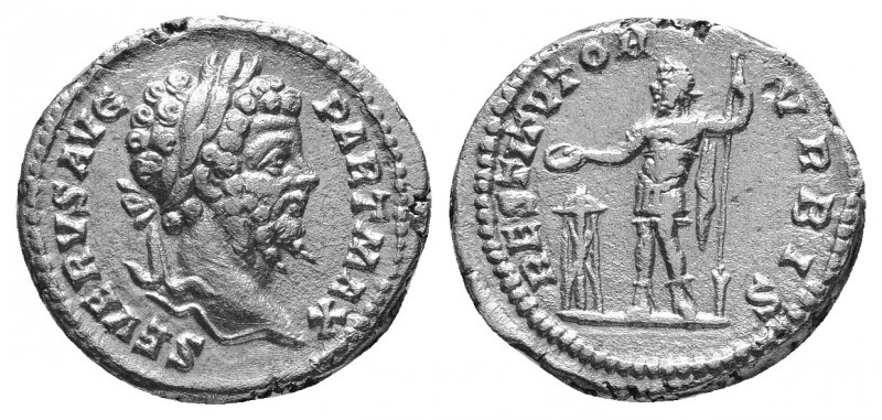 SEPTIMIUS SEVERUS, 193-211 AD. AR, Denarius. Rome. 3.47 g. 18.7 mm.