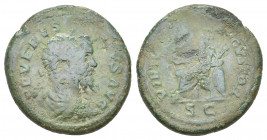 SEPTIMIUS SEVERUS, 202-211 AD. AE, As. Rome. 12.67 g. 27.80 mm.