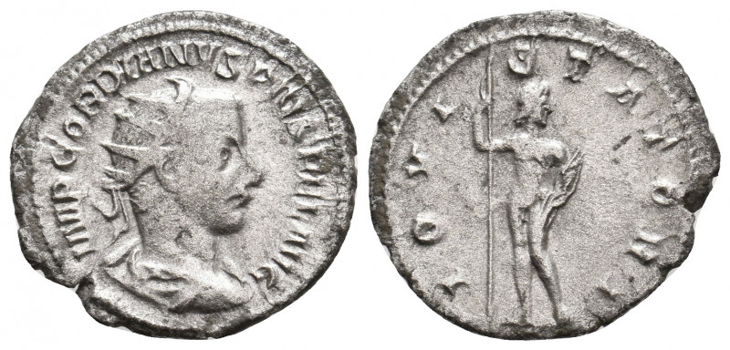 GORDIAN III, 238-244 AD. AR, Antoninianus. Rome. 3.59 g. 23.35 mm.