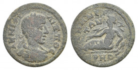 AEOLIS, Temnus. Philip II. 247-249 AD. AE. 5.28 g. 22 mm.