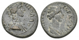 LYDIA, Apollonis. Pseudo-autonomous, late first or early second century AD. AE. 2.64 g. 15.05 mm.