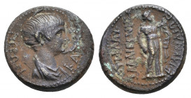 LYDIA, Blaundus. Nero, 54-68 AD. AE. 4.41 g. 19.95 mm.