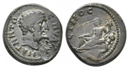 LYDIA, Magnesia ad Sipylum. Pseudo-autonomous. Time of the Antonines, 138-192 AD. AE. 2.67 g. 16.70 mm.