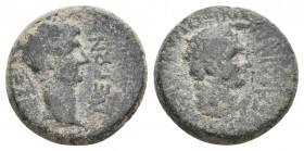 LYDIA, Sardes. Nero, 54-68 AD. AE. 4 g. 16.85 mm.