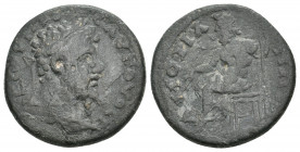 PHRYGIA, Amorium. Septimius Severus, 193-211 AD. AE. 7.38 g. 24.05 mm.