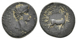 PHRYGIA, Apameia. Germanicus, 4 BC-19 AD. AE. 3.71 g. 15.25 mm.