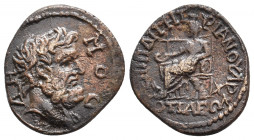 PHRYGIA, Cotiaeum. Pseudo-autonomous. Time of Macrinus, 217-218 AD. AE. 3.65 g. 20.80 mm.