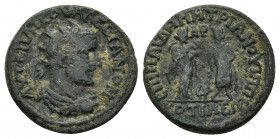 PHRYGIA, Cotiaeum. Valerian I, 253-260 AD. Tetrassarion. 7.68 g. 24.3 mm.