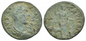 PHRYGIA, Eucarpeia. Volusian, 251-253 AD. AE. 4.48 g. 23.35 mm.