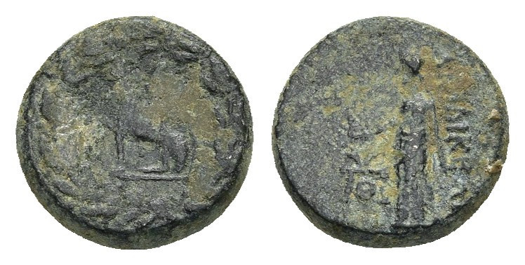 PHRYGIA, Laodicea ad Lycum. Pseudo-autonomous. Time of Tiberius (14-37 AD). AE. ...