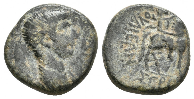 PHRYGIA, Iulia. Nero, c. AD 55. AE. 3.53 g. 17.10 mm.