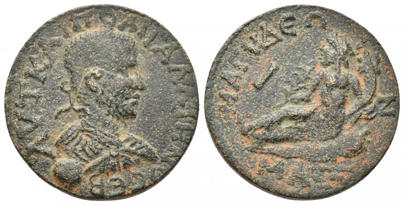 PAMPHYLIA, Magydus. Gallienus, 253-268 AD. 17.48 g. 29.15 mm.