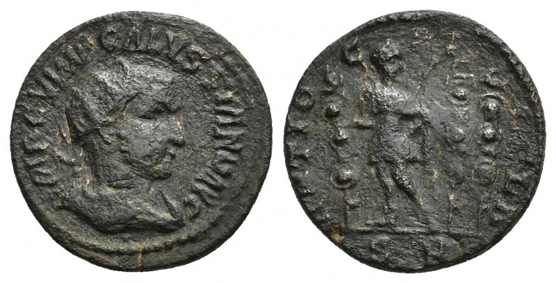 PISIDIA, Antiochia. Volusian, 251-253 AD. AE. 6.27 g. 23 mm.