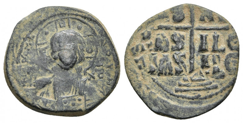 Anonymous Folles. Class B. Attributed to ROMANUS III, 1028-1034, 11.44 g. 30 mm.