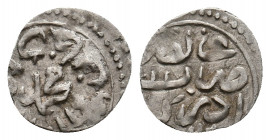 Islamic. Ottoman Empire. MEHMED III, 1595-1603 AD/ 1003-1012 AH. Akce. Edirne. 0.32 g. 10.40 mm.