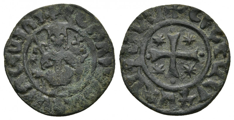 Armenian. HETOUM I 1226-1270 AD. AE. 6.0 g. 27.3 mm.