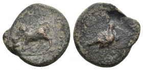 Roman lead token. 3.91 g. 17.46 mm.