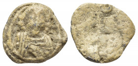 Byzantine lead seal. 3.66 g. 15.32 mm.