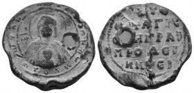 Byzantine lead seal. 15.15 g. 28.23 mm.
