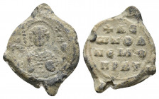 Byzantine lead seal. 8.76 g. 21.8 mm.